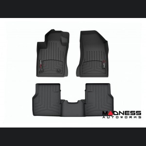 Alfa Romeo Tonale Floor Liners - Front + Rear - WeatherTech - Black